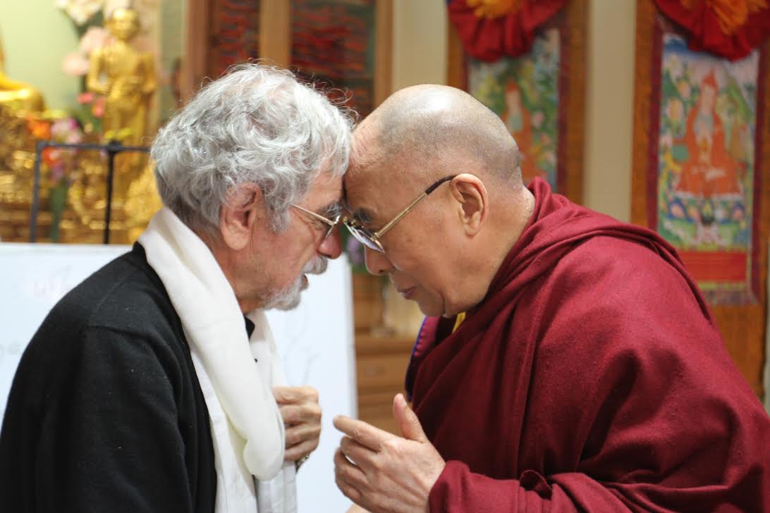 Maturana junto al Dalai Lama