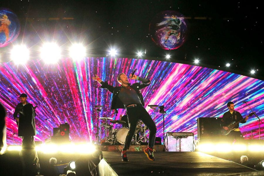 Coldplay alegró al Nacional