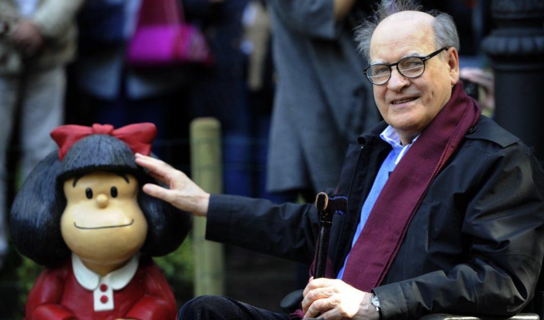 A los 88 años falleció Quino, el creador de “Mafalda”