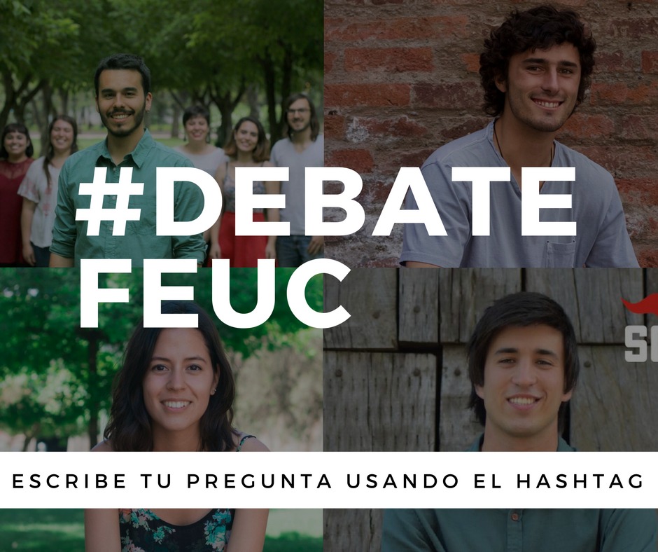 Minuto a Minuto: Debate presidentes de lista Elecciones FEUC 2017