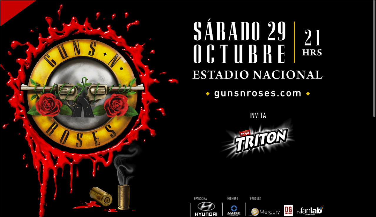 Especial de Guns and Roses como previa al Concierto de este 29 de Octubre