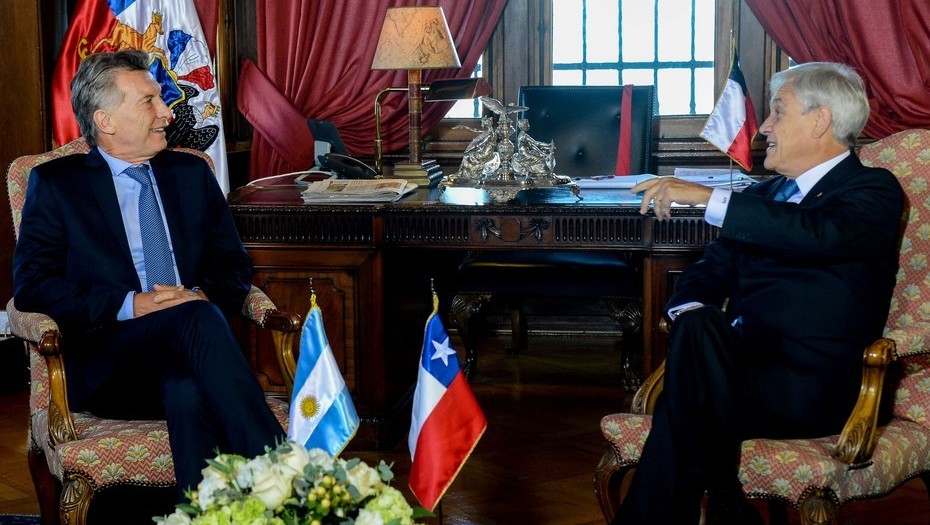 Presidente Sebastián Piñera visita Argentina sin un embajador